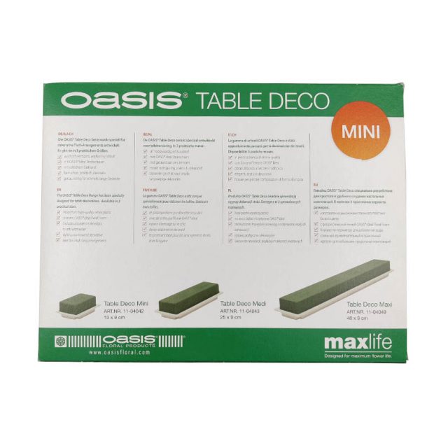 Oasis table deco 8 mini