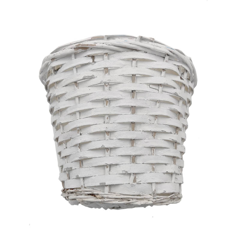 Cesta redonda em branco - Florisul