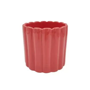 Vaso BLISS CANDY Cerâmica D7.4*7cm C0RAL/ROSA