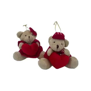 URSO/A com Chapéu/Laço 13cm (FC-13791)