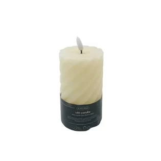 Vela C/LED D7.5*17.3cm CREME