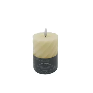 Vela LED D7.5 - Creme