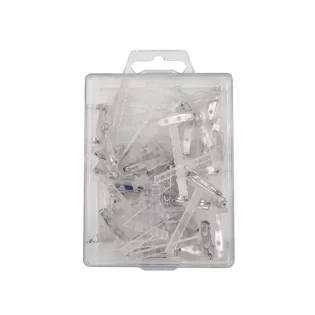 Alfinete P/LAPELA 50uni 5cm (HR-1368-39) TRANSPARENTE