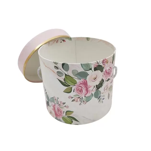 Cx C/Cordão FLORES D23*19cm 3uni ROSA/BR Cx C/Cordão FLORES D23*19cm 3uni ROSA/BR