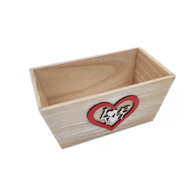 Cx MADEIRA C/Coração LOVE YOU 19.5*11*10cm (LL-14825) Cx MADEIRA C/Coração LOVE YOU 19.5*11*10cm (LL-14825)