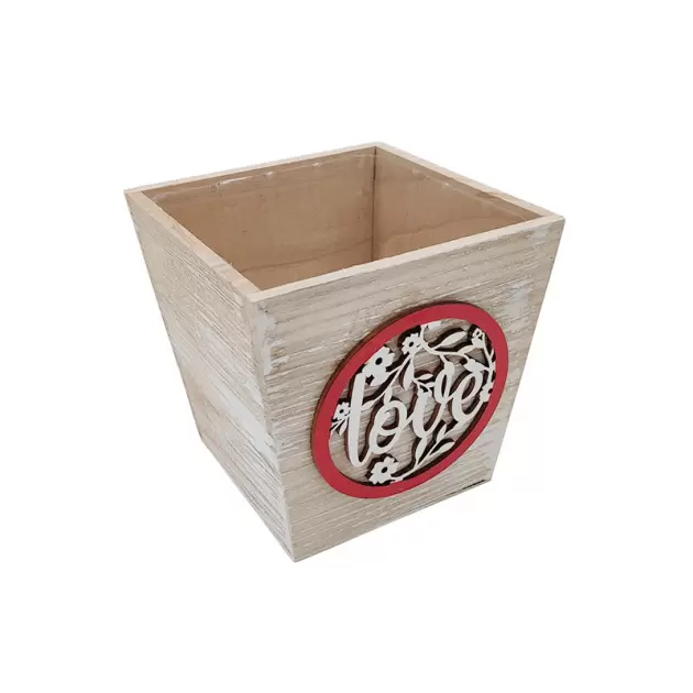 Vaso MADEIRA Love You GRD 13.2*13.2*13cm (LL-14832) Vaso MADEIRA Love You GRD 13.2*13.2*13cm (LL-14832)