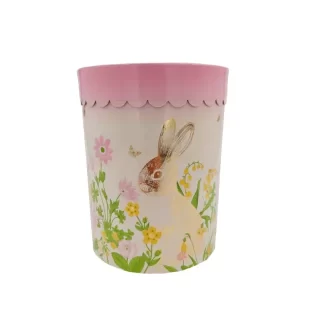 Cx EASTER GARDEN D13*17cm ROSA