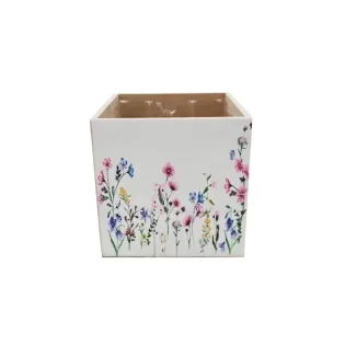 Cx QUADRADA 12*12cm FLORES (RB-15183)