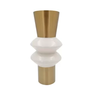 Vaso 12.5*10*28.5cm METAL Ouro