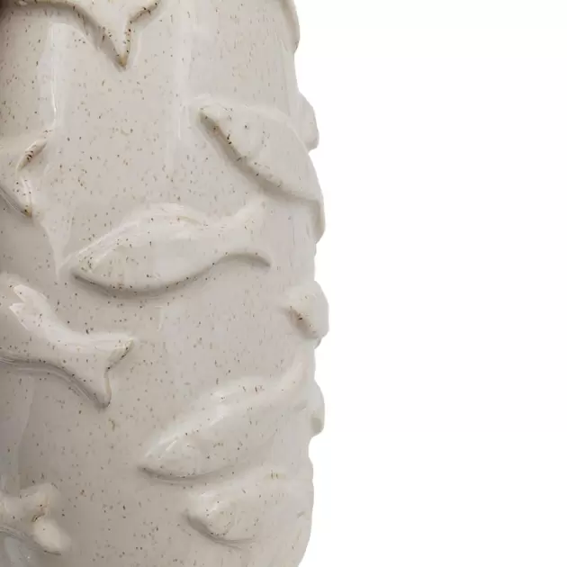 Vaso D15.5*24.5cm C/Peixes PORCELANA Vaso D15.5*24.5cm C/Peixes PORCELANA