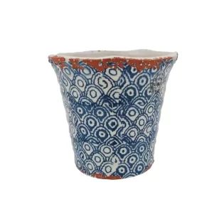 VASO Mix6 14*13.5cm Azul TERRACOTA