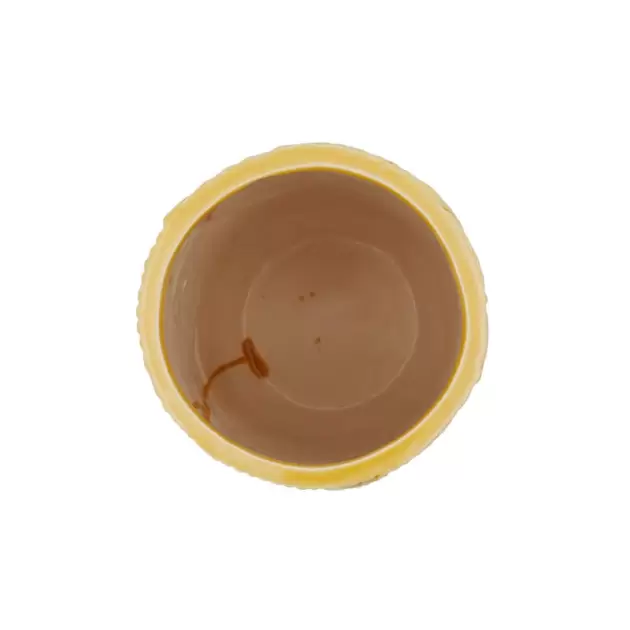 Jarra FOLHAS Amarel 20*26cm CERAMICA