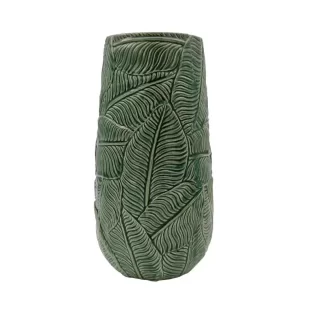 Jarra FOLHAS Verde 20*26cm CERAMICA