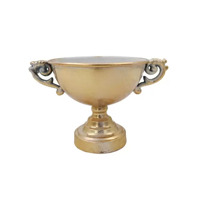 TAÇA Metal C/Asas OURO 21*14*13cm