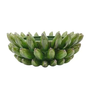 Taca DECO Banana D36*H15 VERDE Ceramica