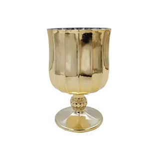 Tealight CÁLICE H11.6*D7*C5 OURO Vidro
